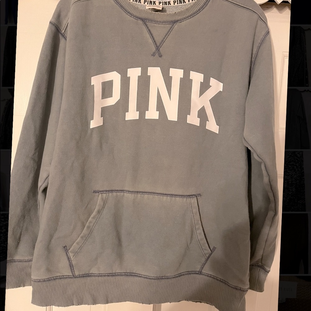 Victoria Secret PINK gray sweatshirt